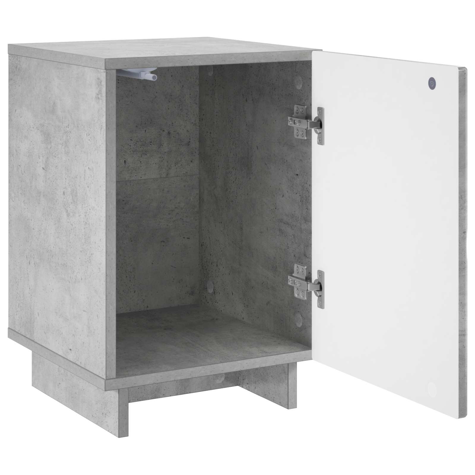 Κομοδίνο 2 pcs Γκρι Σκυροδέματος 33,5 x 34,5 x 50 εκ - Pakobazaar