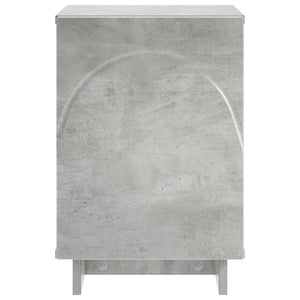 Κομοδίνο 2 pcs Γκρι Σκυροδέματος 33,5 x 34,5 x 50 εκ - Pakobazaar