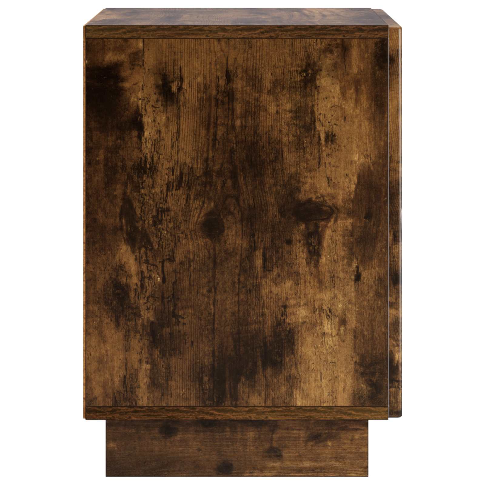Κομοδίνο 2 pcs Καπνισμένο Ξύλο Δρυός 33,5 x 34,5 x 50 εκ - Pakobazaar