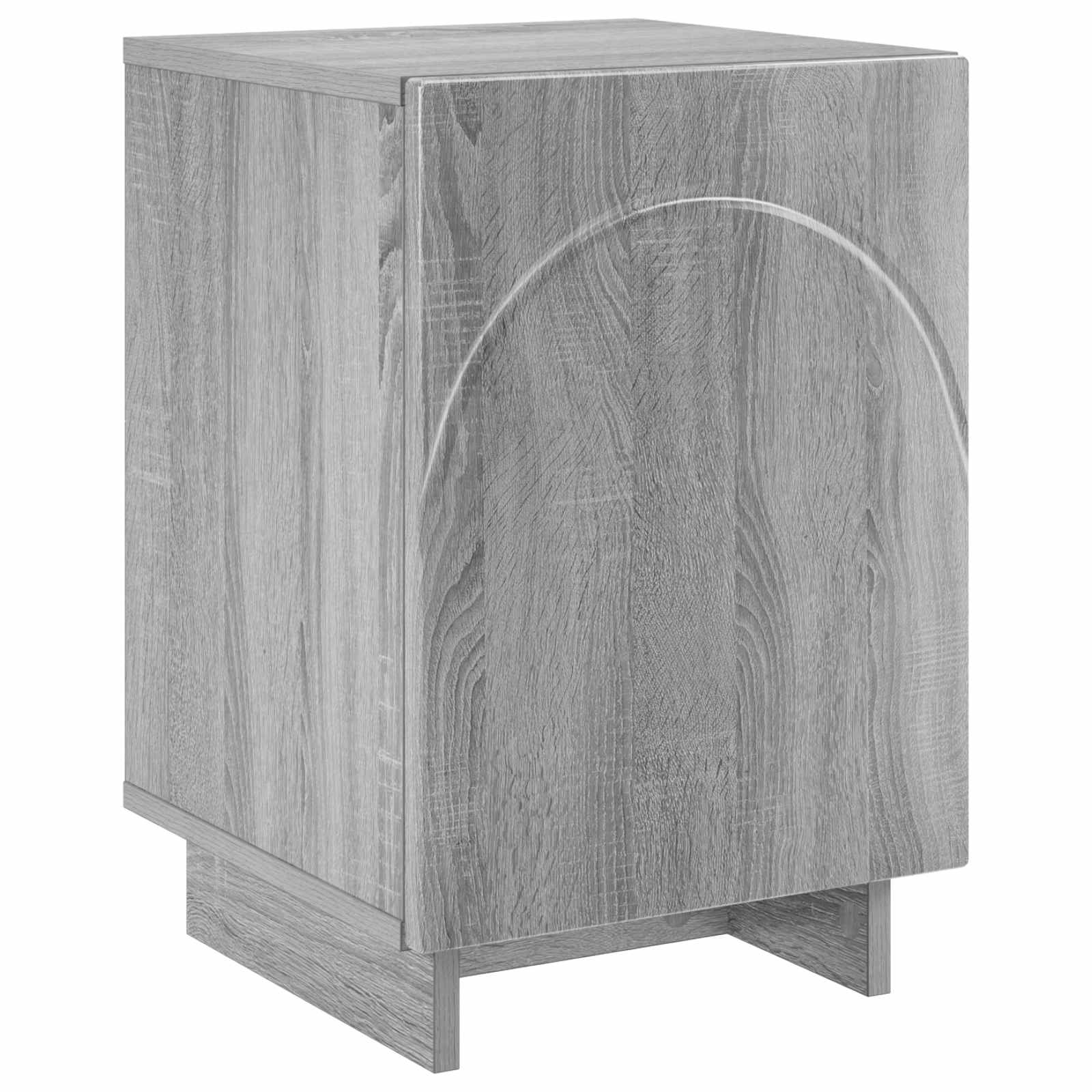 Κομοδίνο Γκρι Sonoma 33,5 x 34,5 x 50 εκ Επεξεργασμένο Ξύλο
