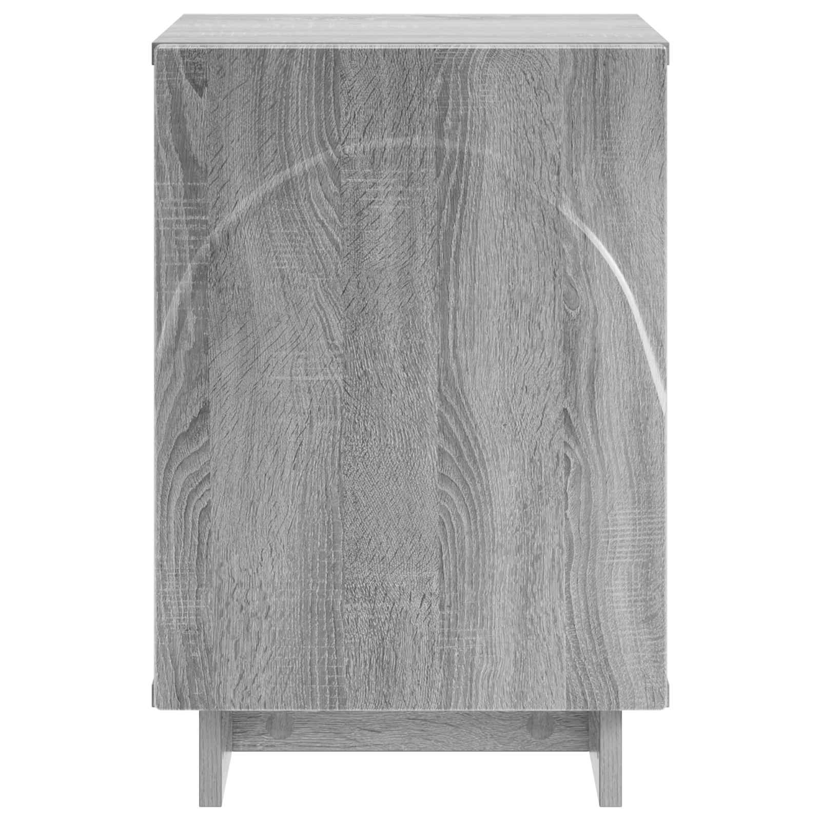 Κομοδίνο Γκρι Sonoma 33,5 x 34,5 x 50 εκ Επεξεργασμένο Ξύλο