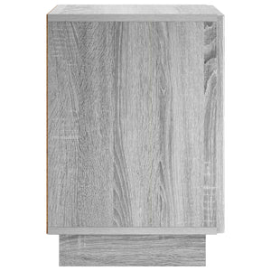 Κομοδίνο Γκρι Sonoma 33,5 x 34,5 x 50 εκ Επεξεργασμένο Ξύλο
