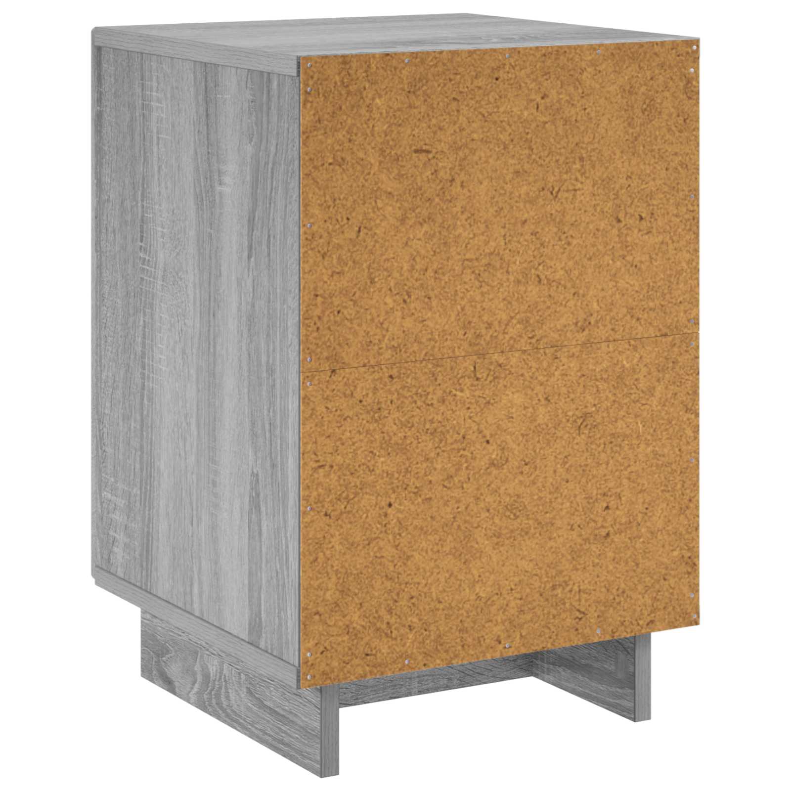 Κομοδίνο 2 pcs Γκρι Sonoma 33,5 x 34,5 x 50 εκ - Pakobazaar