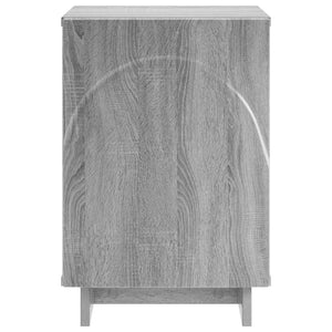Κομοδίνο 2 pcs Γκρι Sonoma 33,5 x 34,5 x 50 εκ - Pakobazaar
