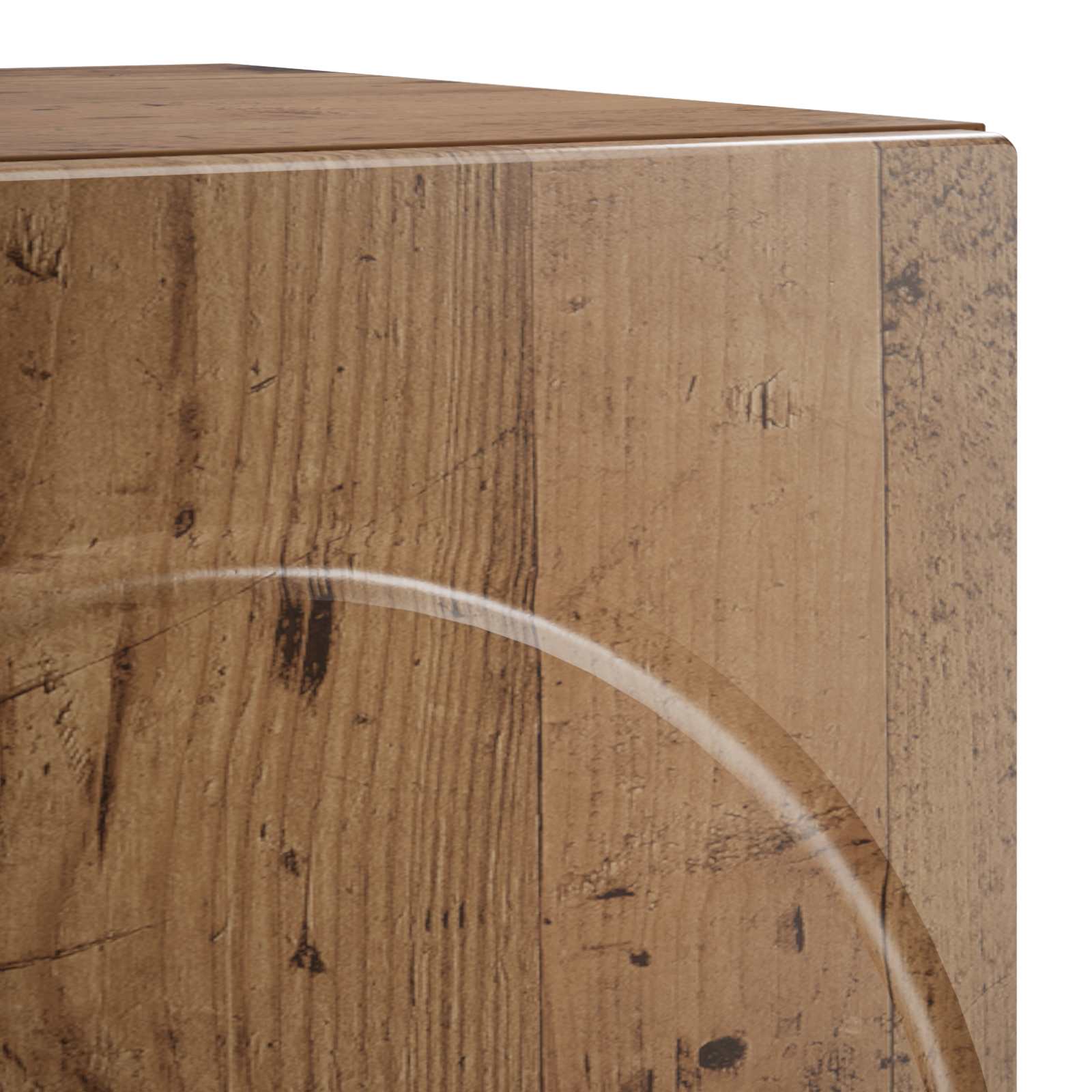 Κομοδίνο 2 pcs Παλαιωμένο ξύλο 33,5 x 34,5 x 50 εκ - Pakobazaar