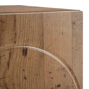 Κομοδίνο 2 pcs Παλαιωμένο ξύλο 33,5 x 34,5 x 50 εκ - Pakobazaar
