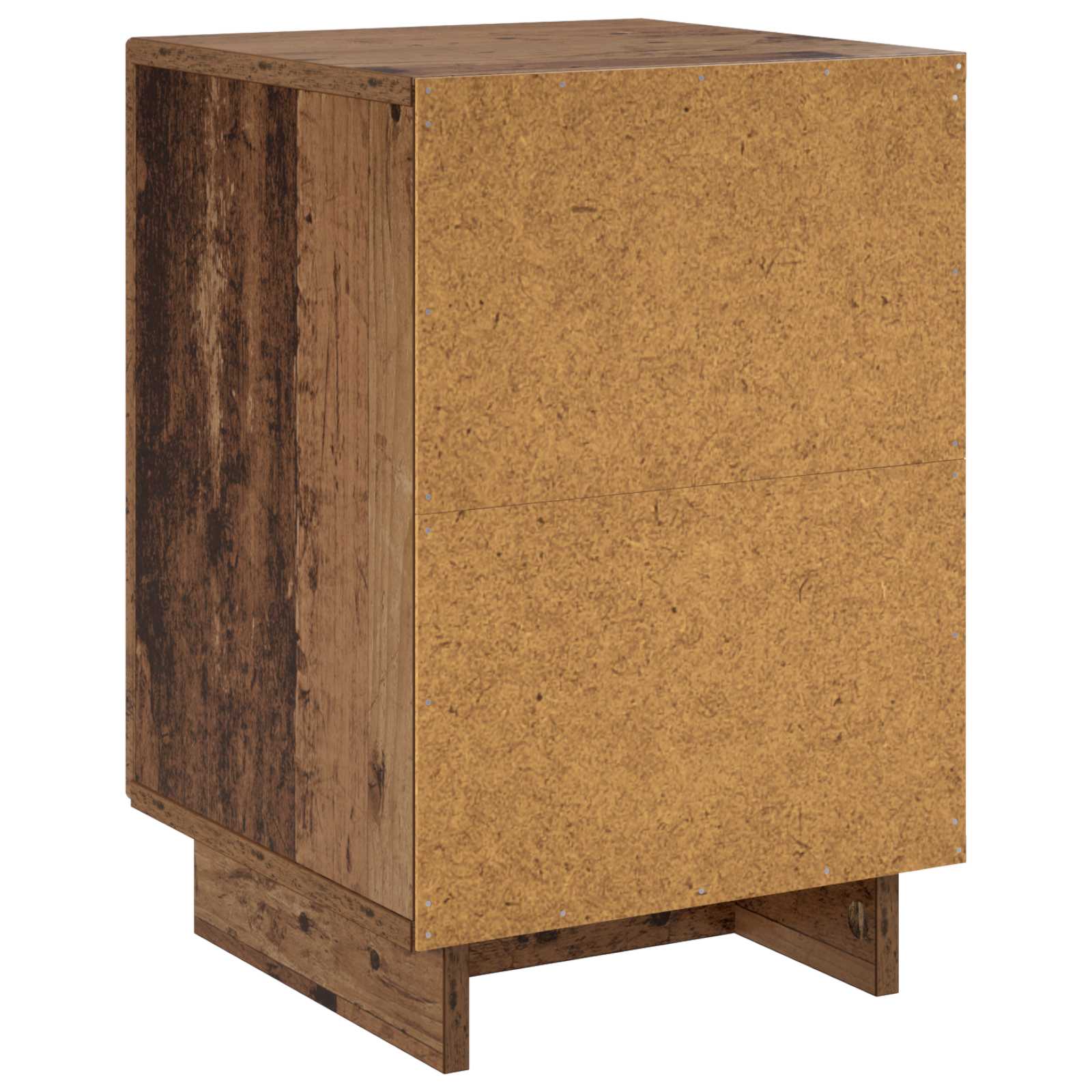 Κομοδίνο 2 pcs Παλαιωμένο ξύλο 33,5 x 34,5 x 50 εκ - Pakobazaar