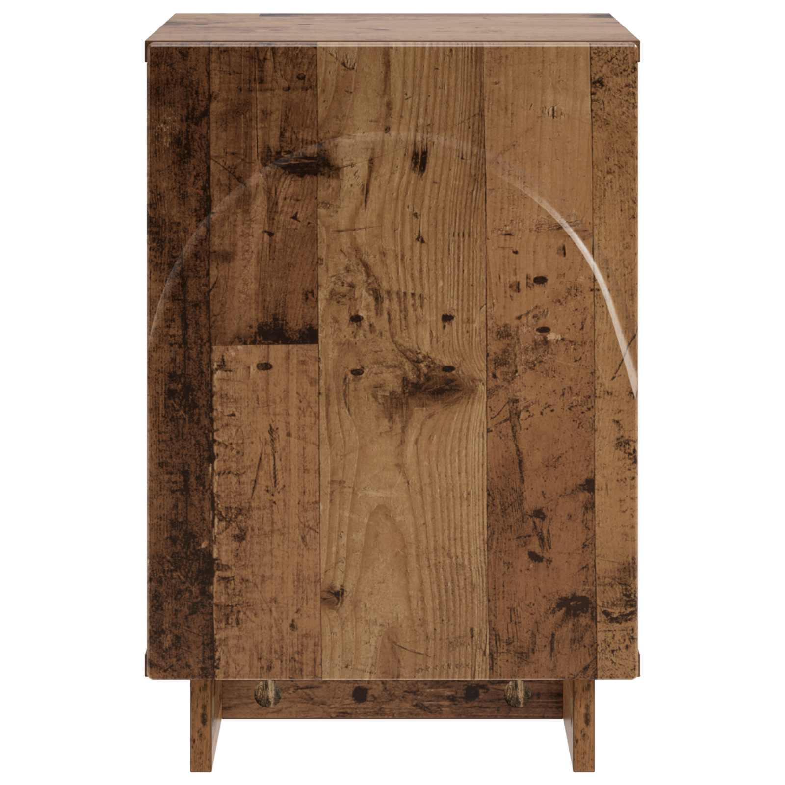 Κομοδίνο 2 pcs Παλαιωμένο ξύλο 33,5 x 34,5 x 50 εκ - Pakobazaar