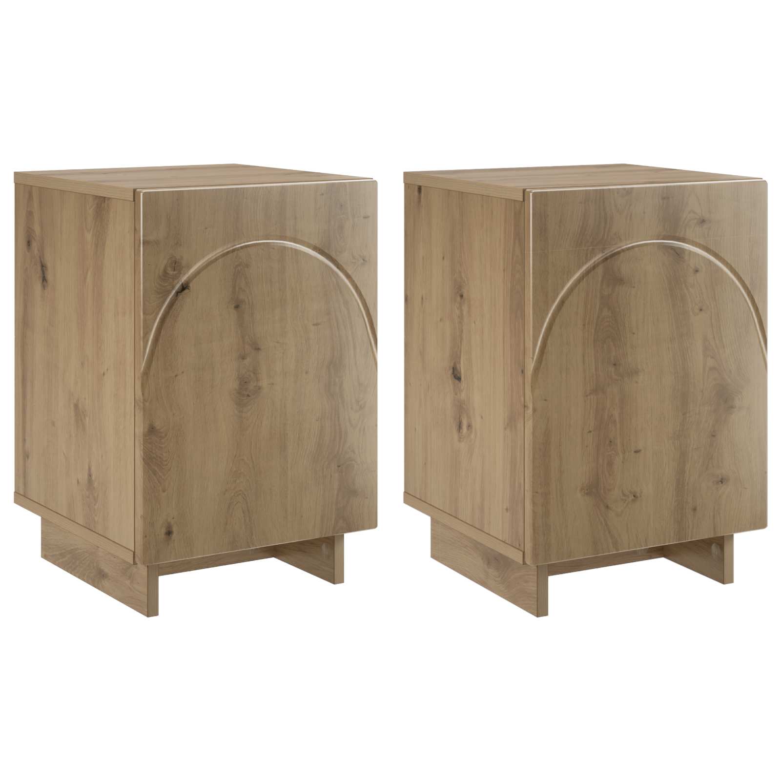 Κομοδίνο 2 pcs Artisan Δρυς 33,5 x 34,5 x 50 εκ