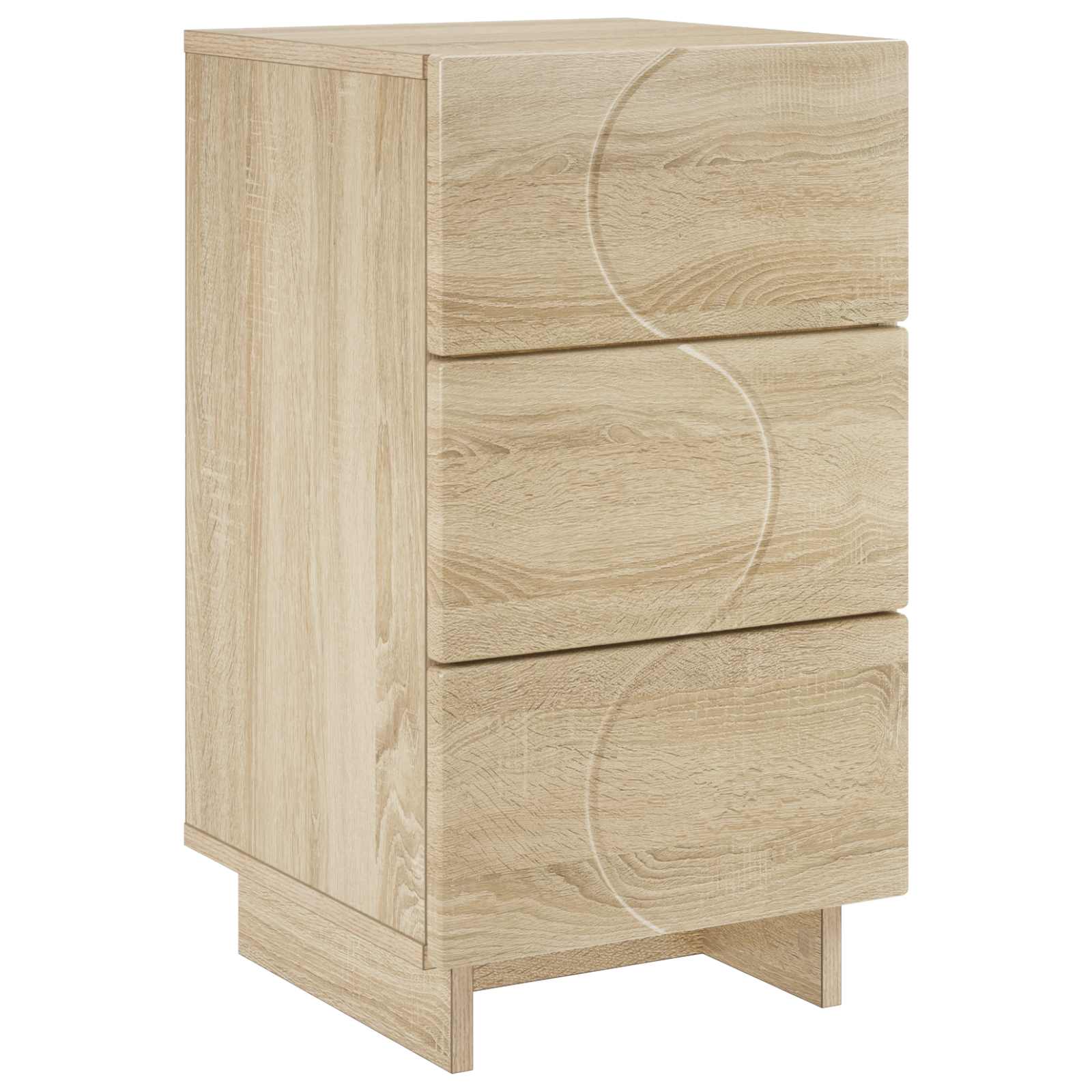 Κομοδίνο Sonoma Δρυς 33,5 x 34,5 x 60 εκ. Επεξεργασμένο Ξύλο