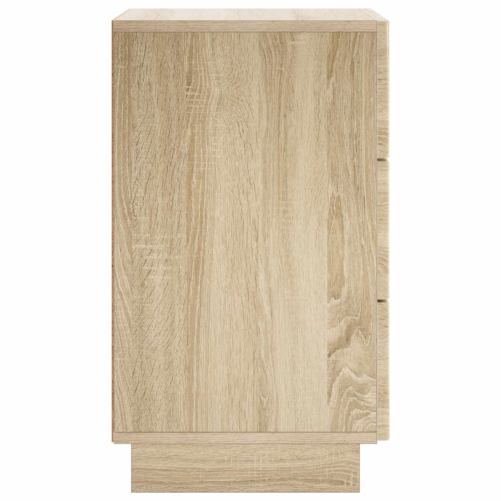 Κομοδίνο 2 pcs Sonoma Δρυς 33,5 x 34,5 x 60 εκ. - Pakobazaar