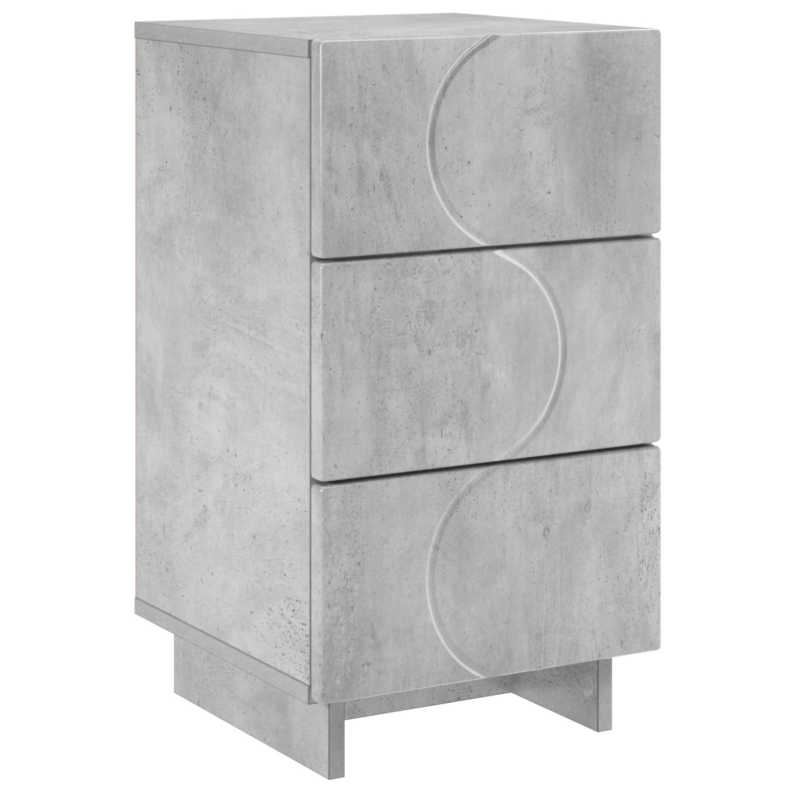 Κομοδίνο Γκρι Σκυροδέματος 33,5 x 34,5 x 60 εκ. - Pakobazaar