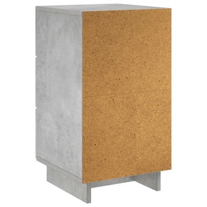 Κομοδίνο Γκρι Σκυροδέματος 33,5 x 34,5 x 60 εκ. - Pakobazaar