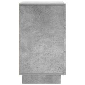 Κομοδίνο 2 pcs Γκρι Σκυροδέματος 33,5 x 34,5 x 60 εκ.