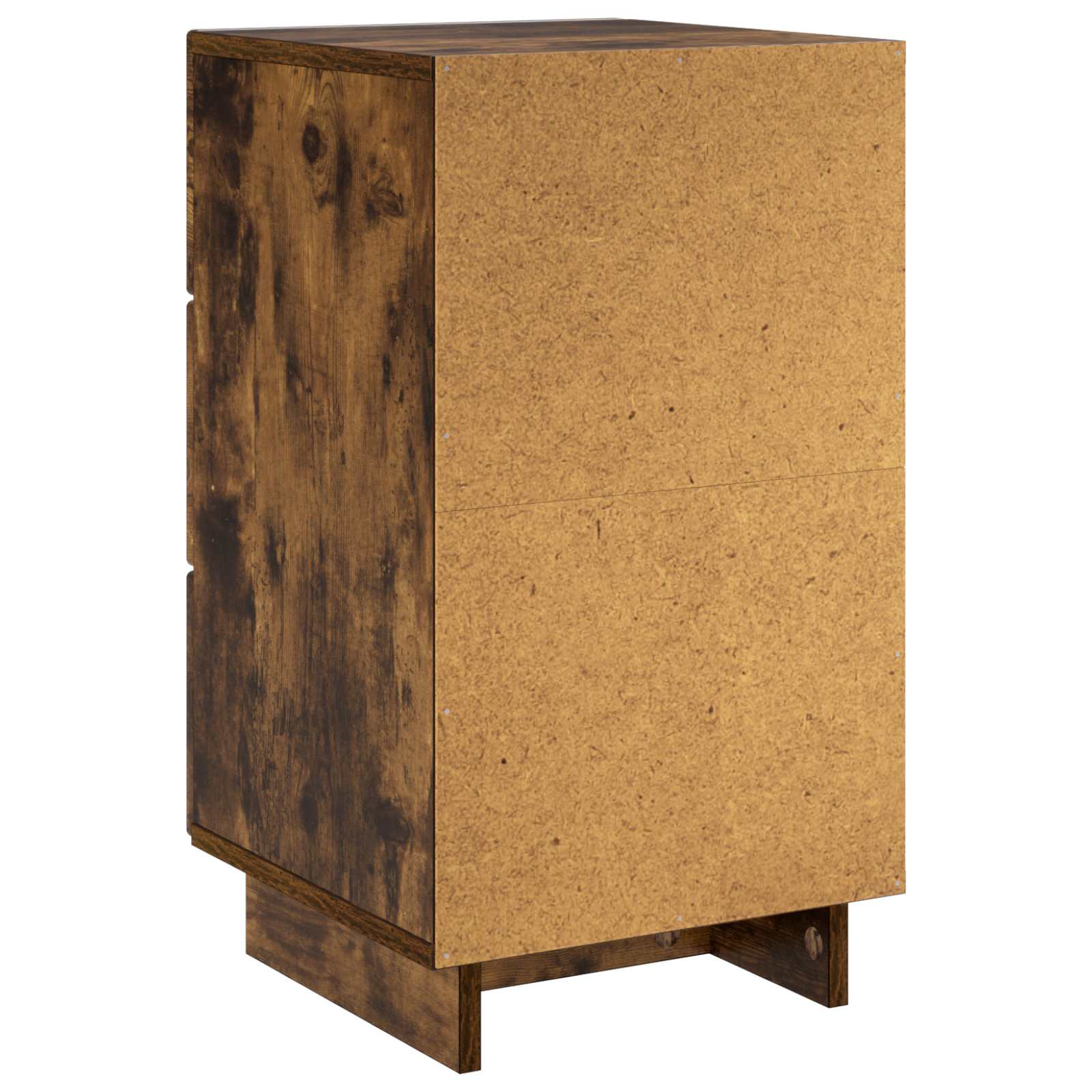 Κομοδίνο Καπνισμένο Ξύλο Δρυός 33,5 x 34,5 x 60 εκ. - Pakobazaar