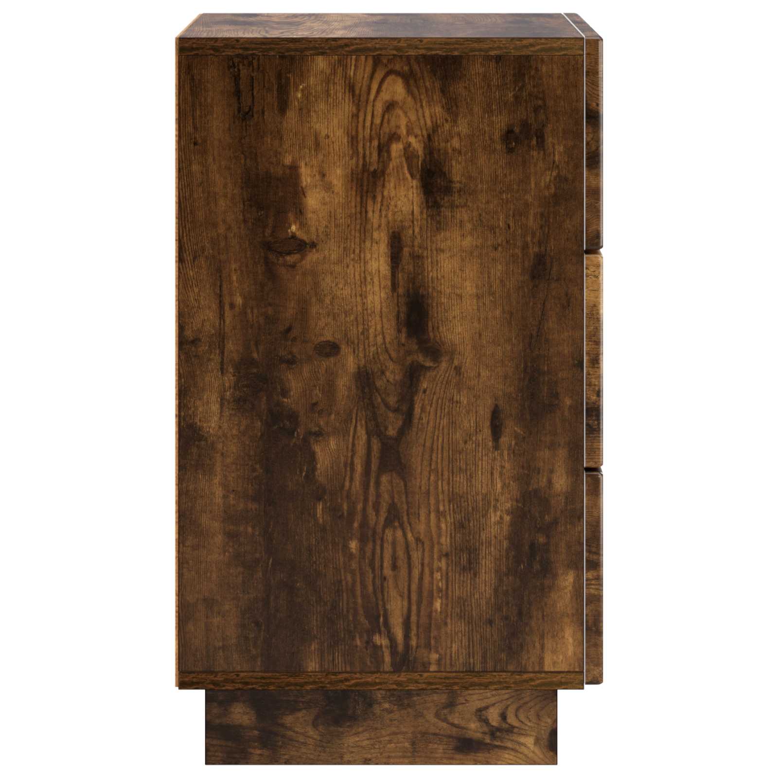 Κομοδίνο Καπνισμένο Ξύλο Δρυός 33,5 x 34,5 x 60 εκ. - Pakobazaar