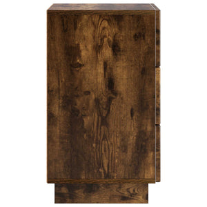 Κομοδίνο Καπνισμένο Ξύλο Δρυός 33,5 x 34,5 x 60 εκ. - Pakobazaar