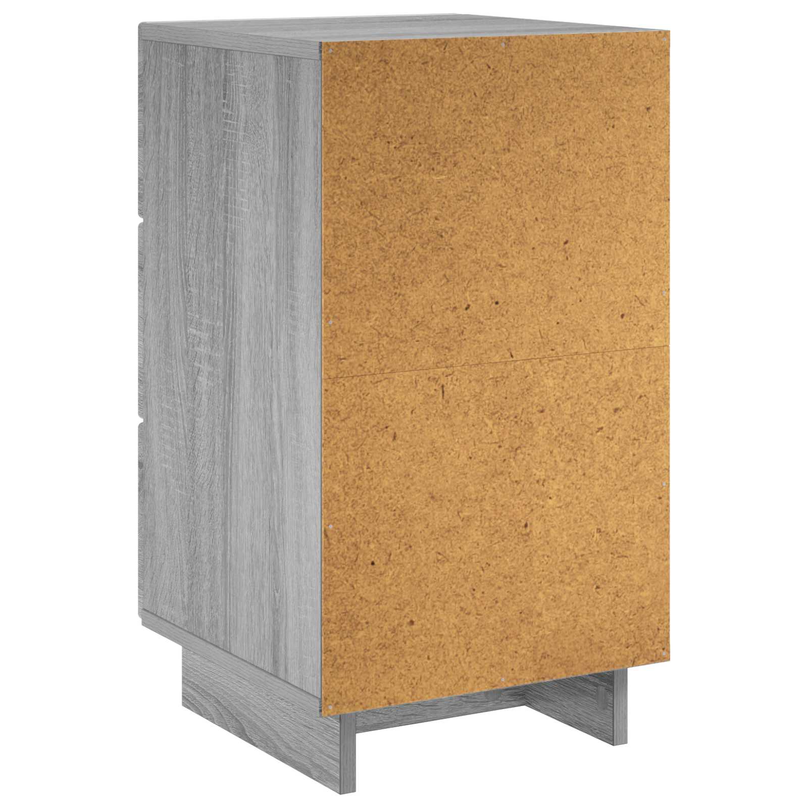 Κομοδίνο Γκρι Sonoma 33,5 x 34,5 x 60 εκ. Επεξεργασμένο Ξύλο - Pakobazaar