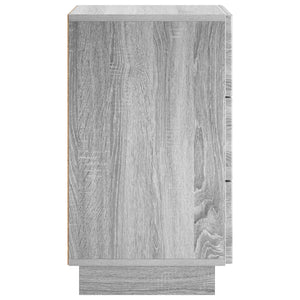 Κομοδίνο 2 pcs Γκρι Sonoma 33,5 x 34,5 x 60 εκ. - Pakobazaar