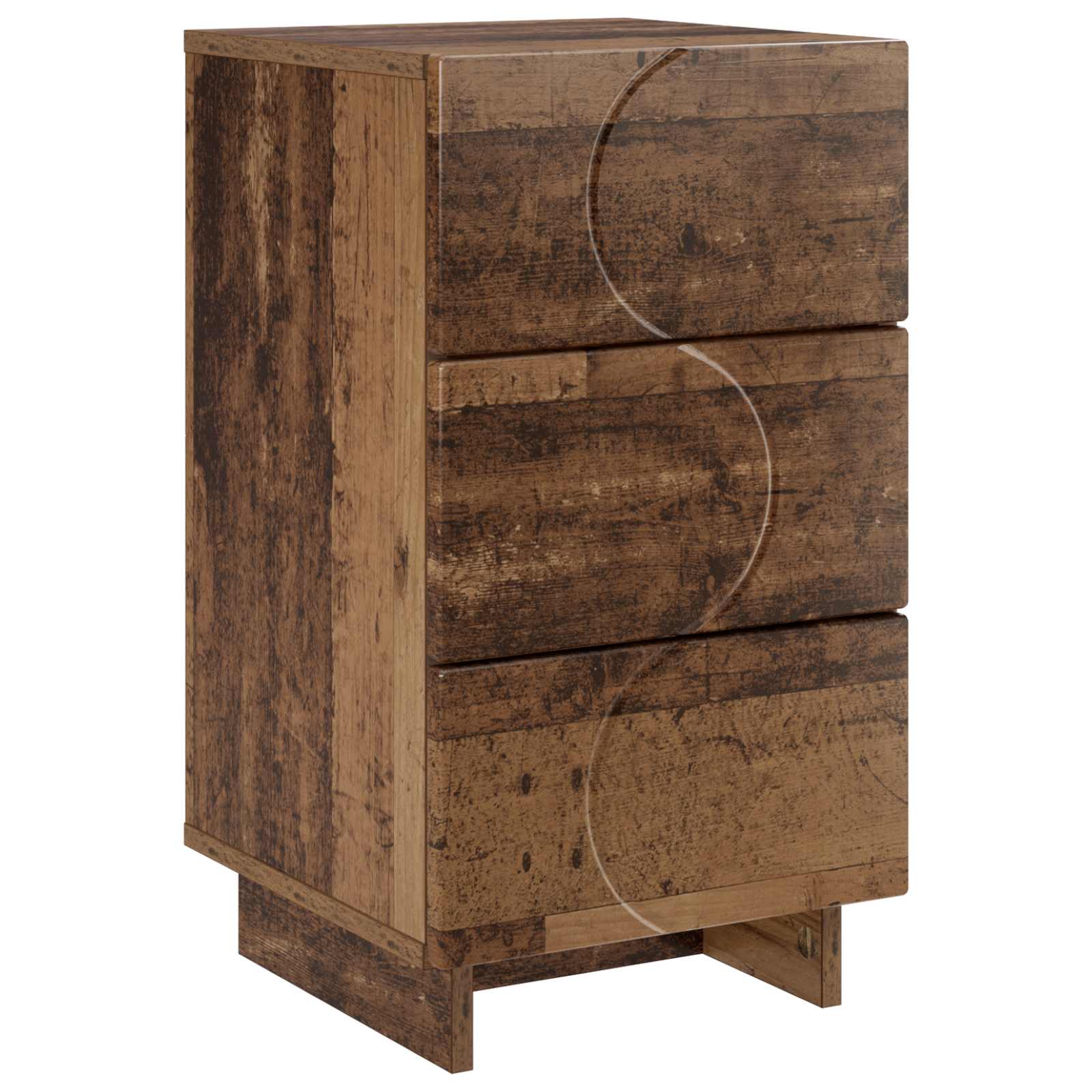 Κομοδίνο Παλαιωμένο ξύλο 33,5 x 34,5 x 60 εκ. - Pakobazaar