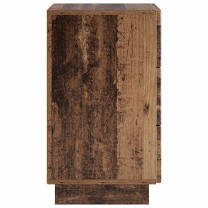 Κομοδίνο 2 pcs Παλαιωμένο ξύλο 33,5 x 34,5 x 60 εκ. - Pakobazaar