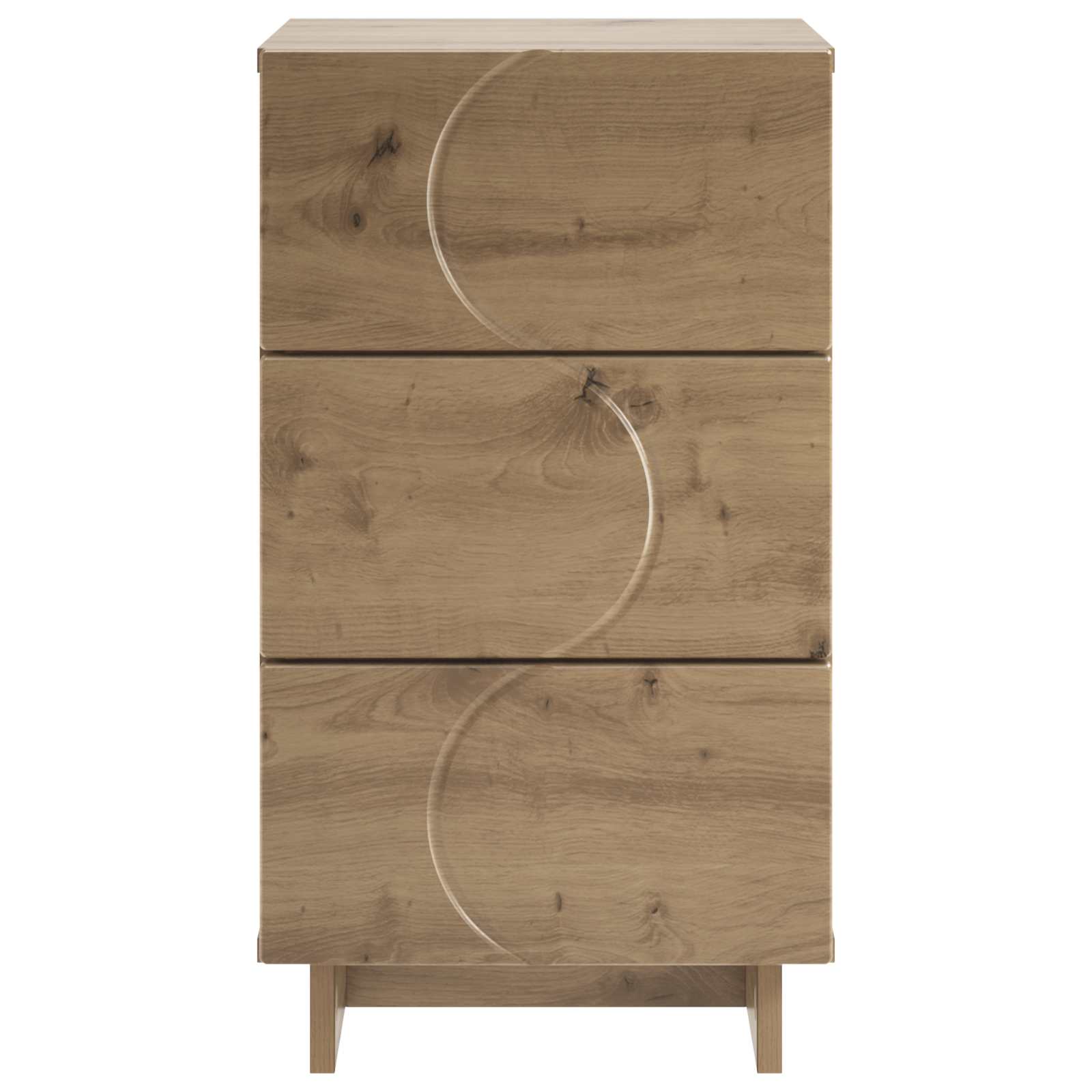 Κομοδίνο Artisan Δρυς 33,5 x 34,5 x 60 εκ. Επεξεργασμένο Ξύλο