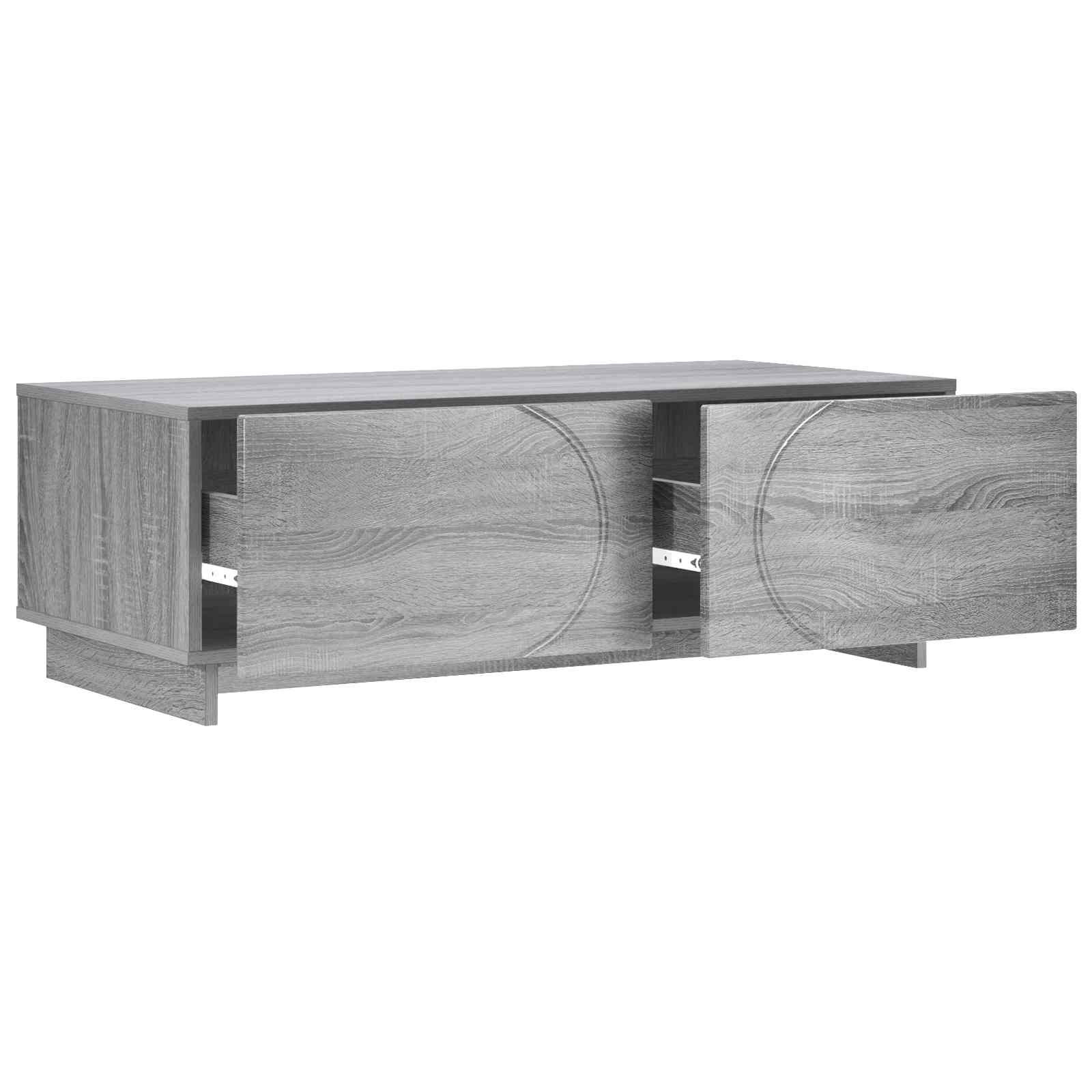 Τραπεζάκι σαλονιού Γκρι Sonoma 102 x 50,5 x 35 εκ - Pakobazaar
