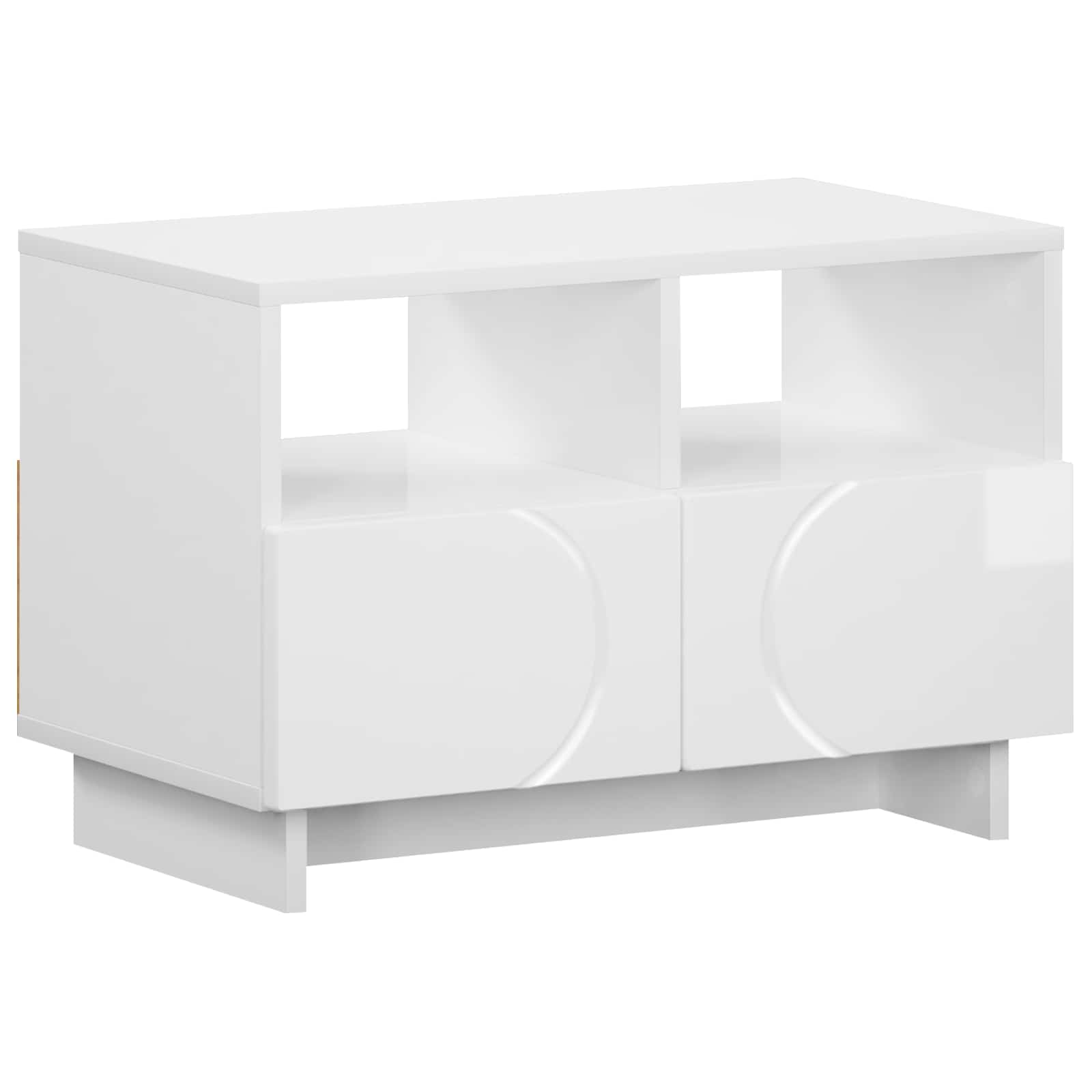 Βάση TV 60 x 34.5 x 40 cm Γυαλιστερό Λευκό Επεξεργασμένο Ξύλο - Pakobazaar