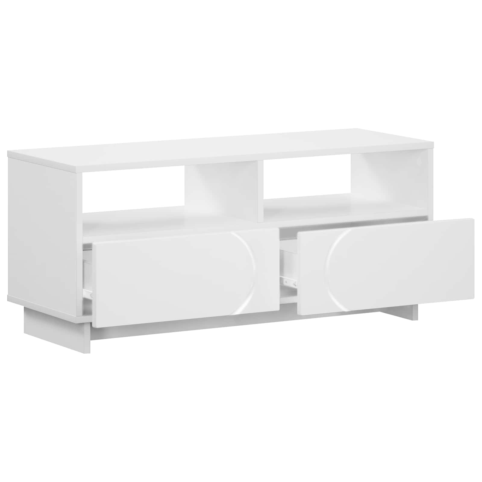 Βάση TV 90 x 34.5 x 40 cm Λευκό Επεξεργασμένο Ξύλο
