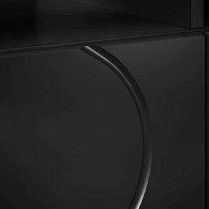 Βάση TV 90 x 34.5 x 40 cm Μαύρο Επεξεργασμένο Ξύλο - Pakobazaar