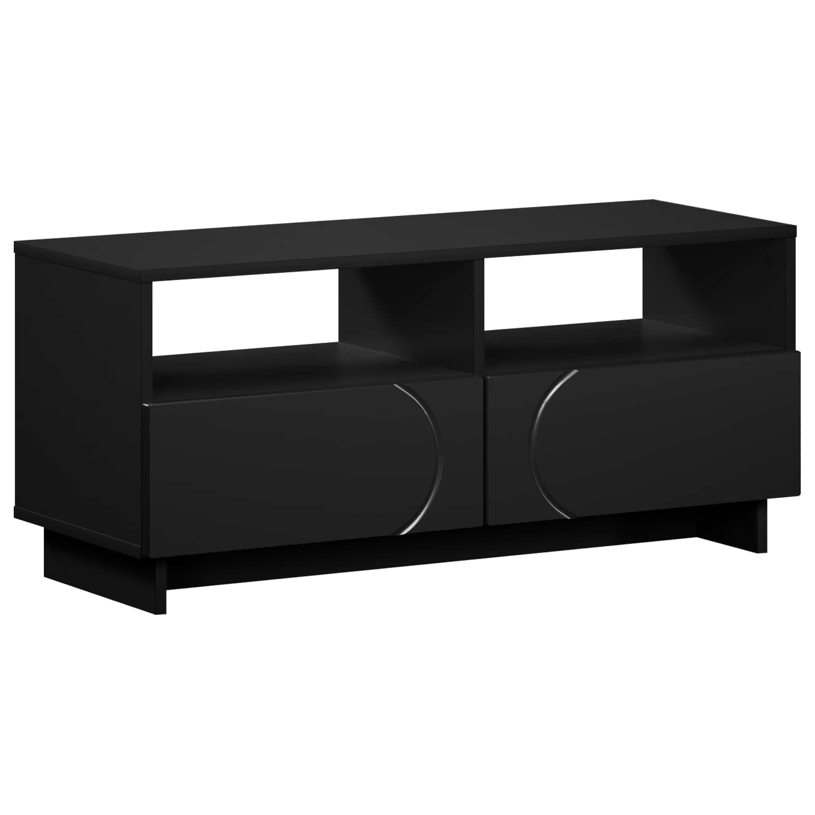 Βάση TV 90 x 34.5 x 40 cm Μαύρο Επεξεργασμένο Ξύλο - Pakobazaar
