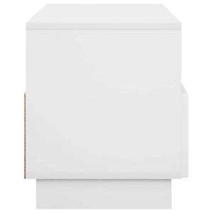 Βάση TV 90 x 34.5 x 40 cm Γυαλιστερό Λευκό Επεξεργασμένο Ξύλο