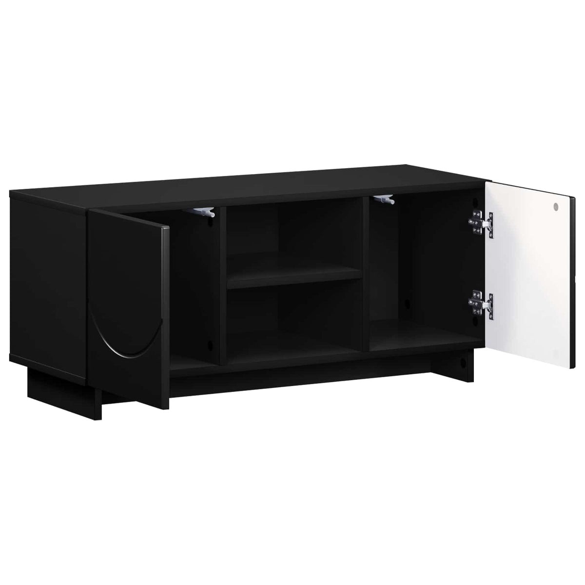 Βάση TV 90 x 34.5 x 40 cm Μαύρο Επεξεργασμένο Ξύλο