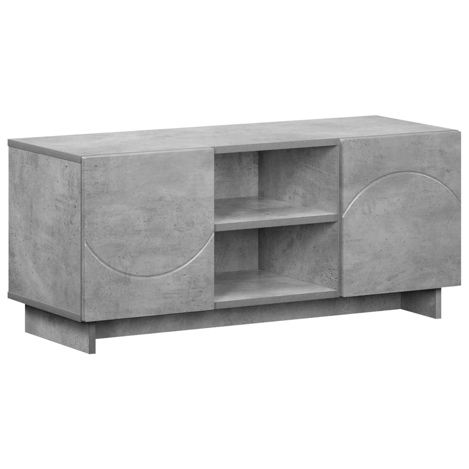 Βάση TV 90 x 34.5 x 40 cm Γκρι Σκυροδέματος Επεξεργασμένο Ξύλο