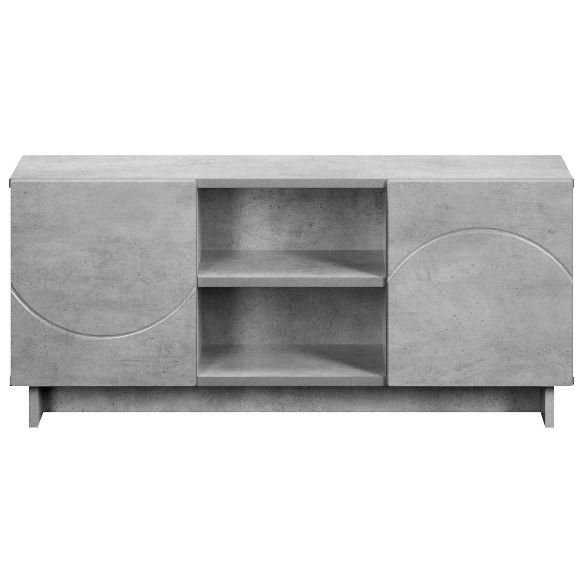 Βάση TV 90 x 34.5 x 40 cm Γκρι Σκυροδέματος Επεξεργασμένο Ξύλο