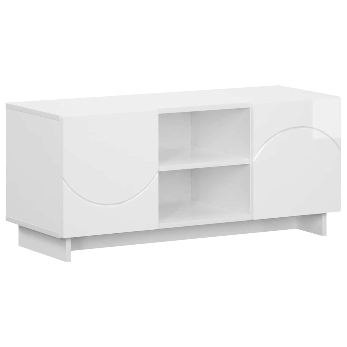 Βάση TV 90 x 34.5 x 40 cm Γυαλιστερό Λευκό Επεξεργασμένο Ξύλο