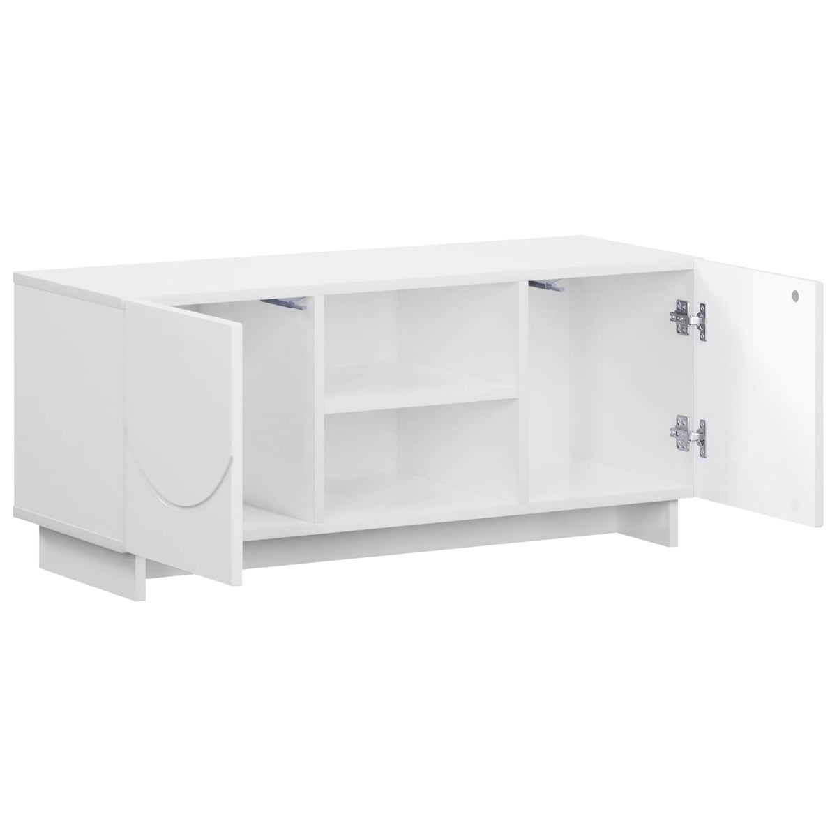 Βάση TV 90 x 34.5 x 40 cm Γυαλιστερό Λευκό Επεξεργασμένο Ξύλο