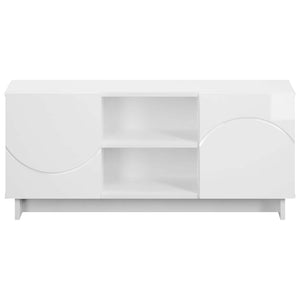 Βάση TV 90 x 34.5 x 40 cm Γυαλιστερό Λευκό Επεξεργασμένο Ξύλο