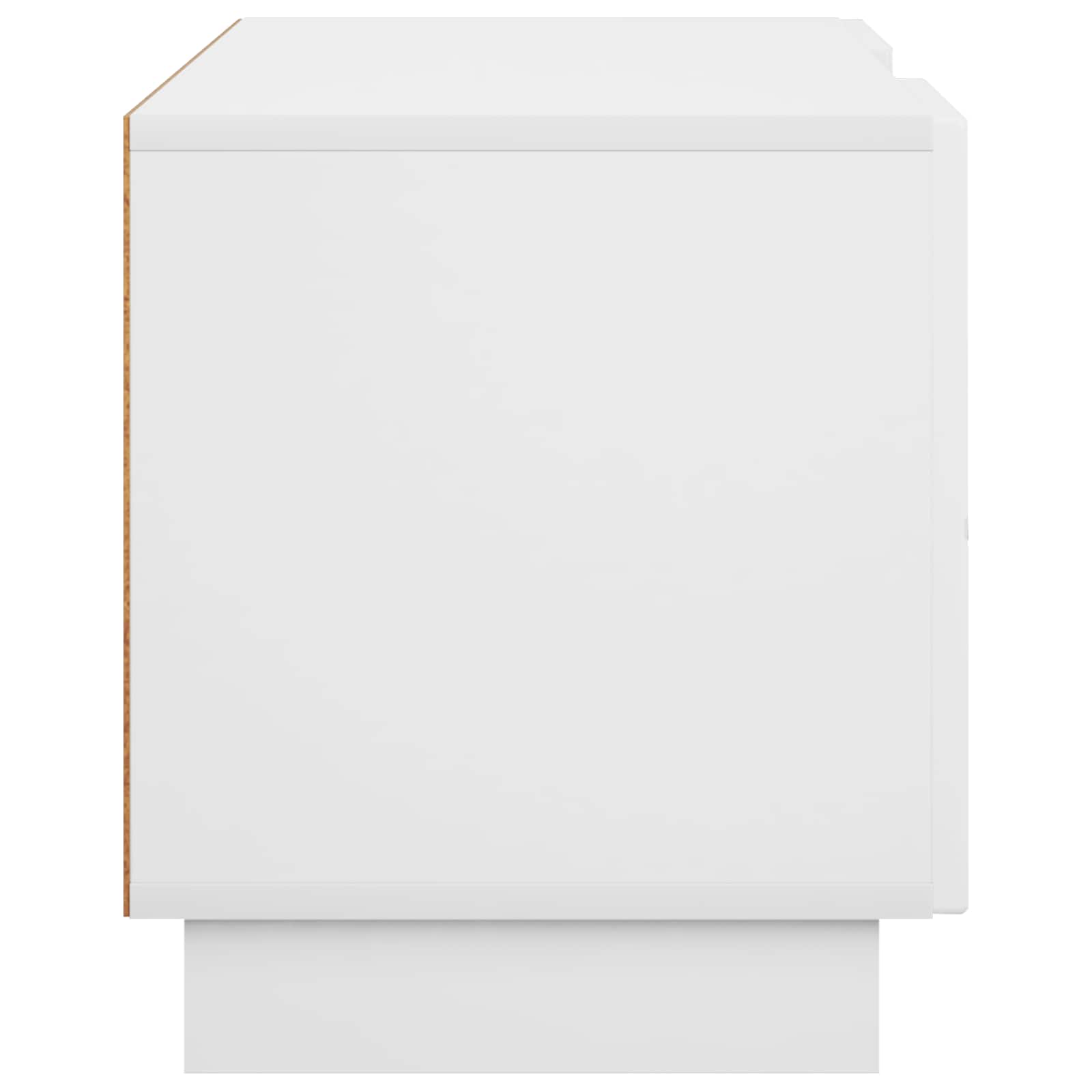 Βάση TV 90 x 34.5 x 40 cm Γυαλιστερό Λευκό Επεξεργασμένο Ξύλο