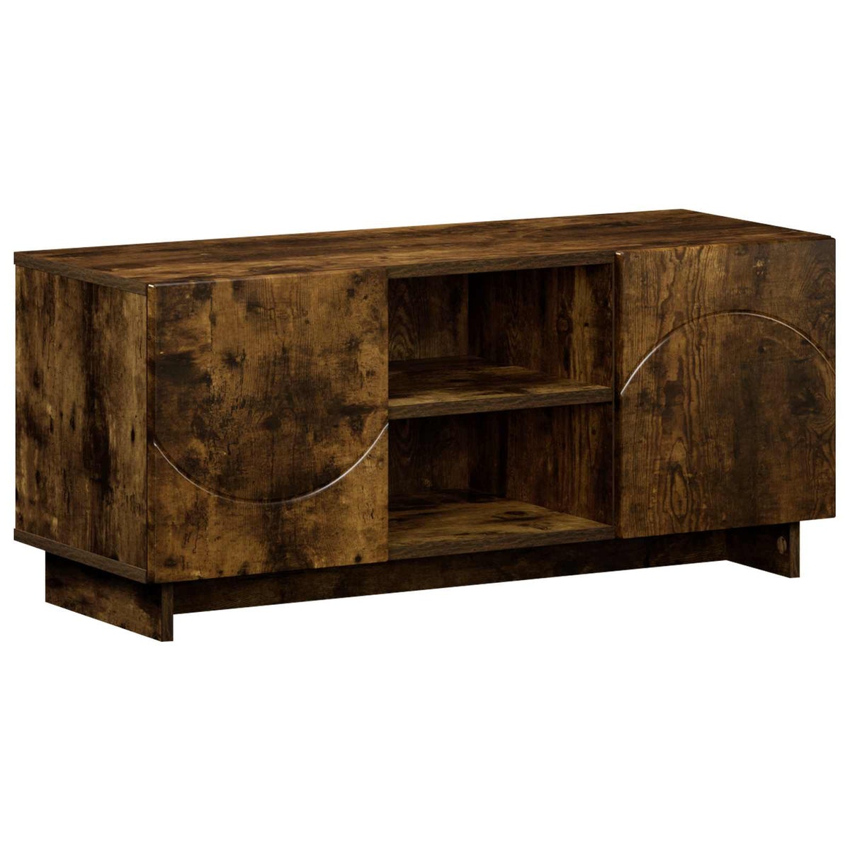 Βάση TV 90 x 34.5 x 40 cm Καπνισμένο Ξύλο Δρυός - Pakobazaar