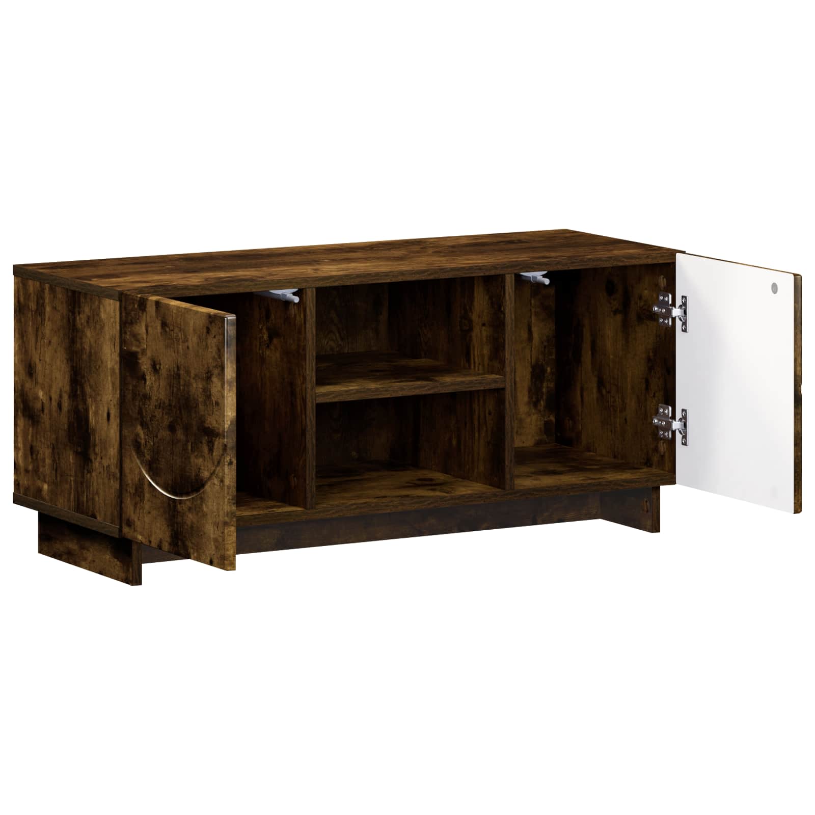 Βάση TV 90 x 34.5 x 40 cm Καπνισμένο Ξύλο Δρυός - Pakobazaar