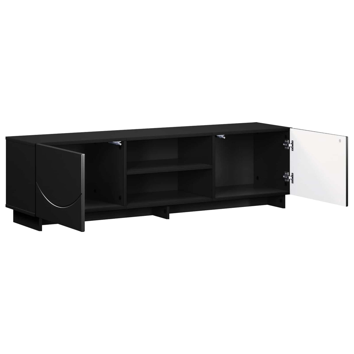 Βάση TV 140 x 34.5 x 40 cm Μαύρο Επεξεργασμένο Ξύλο