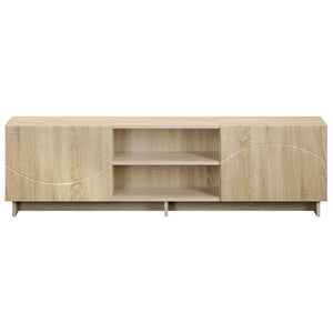 Βάση TV 140 x 34.5 x 40 cm Sonoma Δρυς Επεξεργασμένο Ξύλο