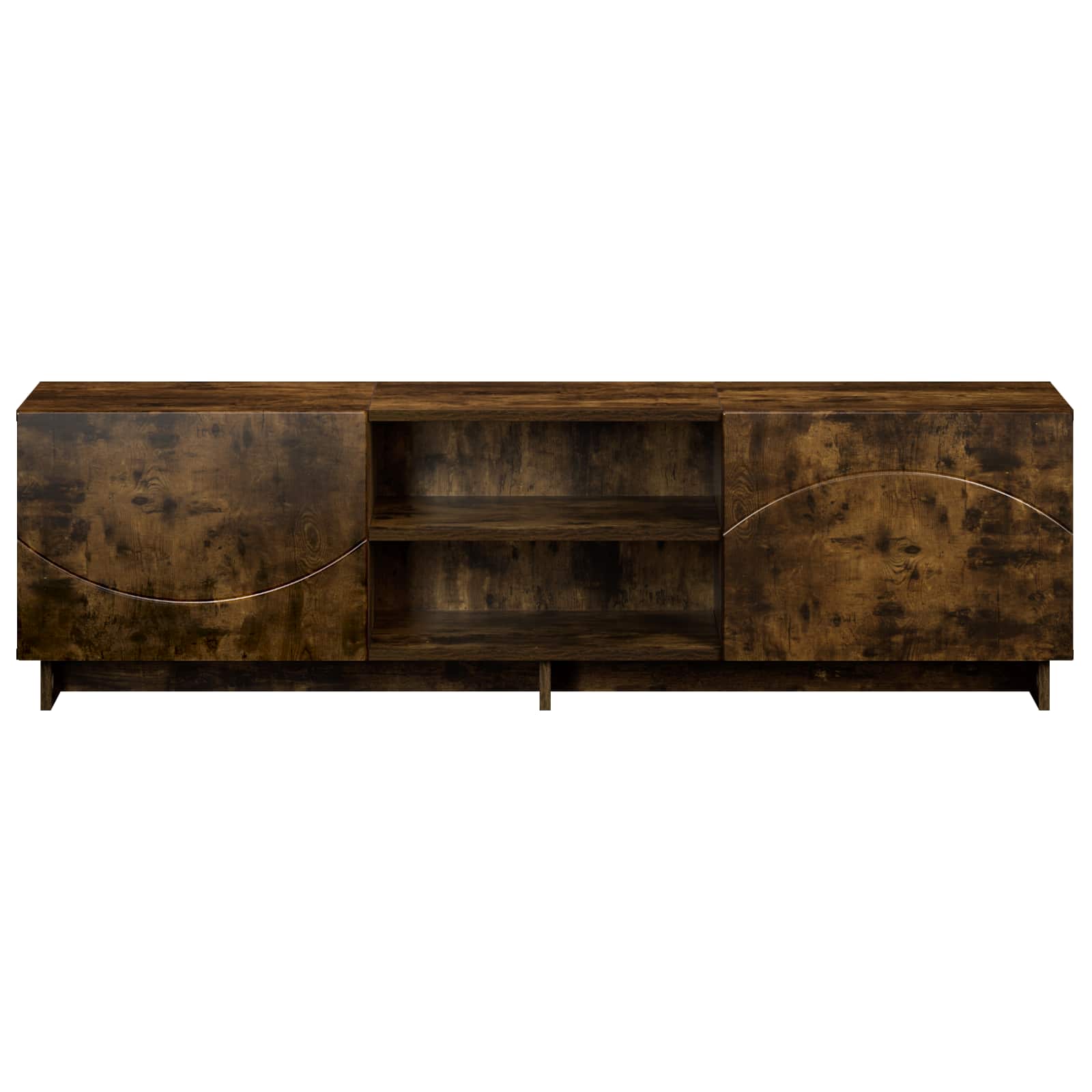 Βάση TV 140 x 34.5 x 40 cm Καπνισμένο Ξύλο Δρυός - Pakobazaar