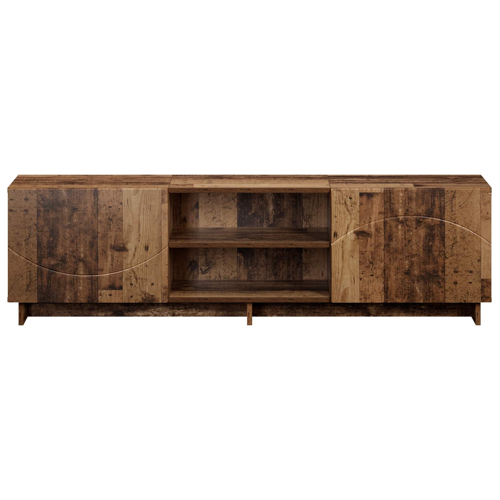 Βάση TV 140 x 34,5 x 40 cm Παλαιωμένο ξύλο Επεξεργασμένο Ξύλο