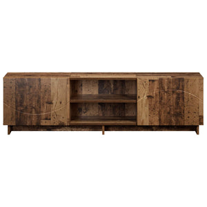 Βάση TV 140 x 34,5 x 40 cm Παλαιωμένο ξύλο Επεξεργασμένο Ξύλο