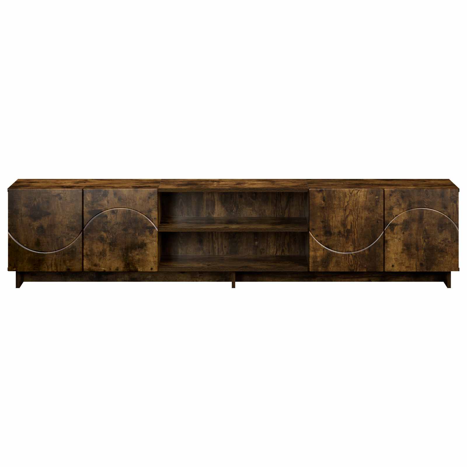 Βάση TV 180 x 34,5 x 40 εκ. Καπνισμένο Ξύλο Δρυός