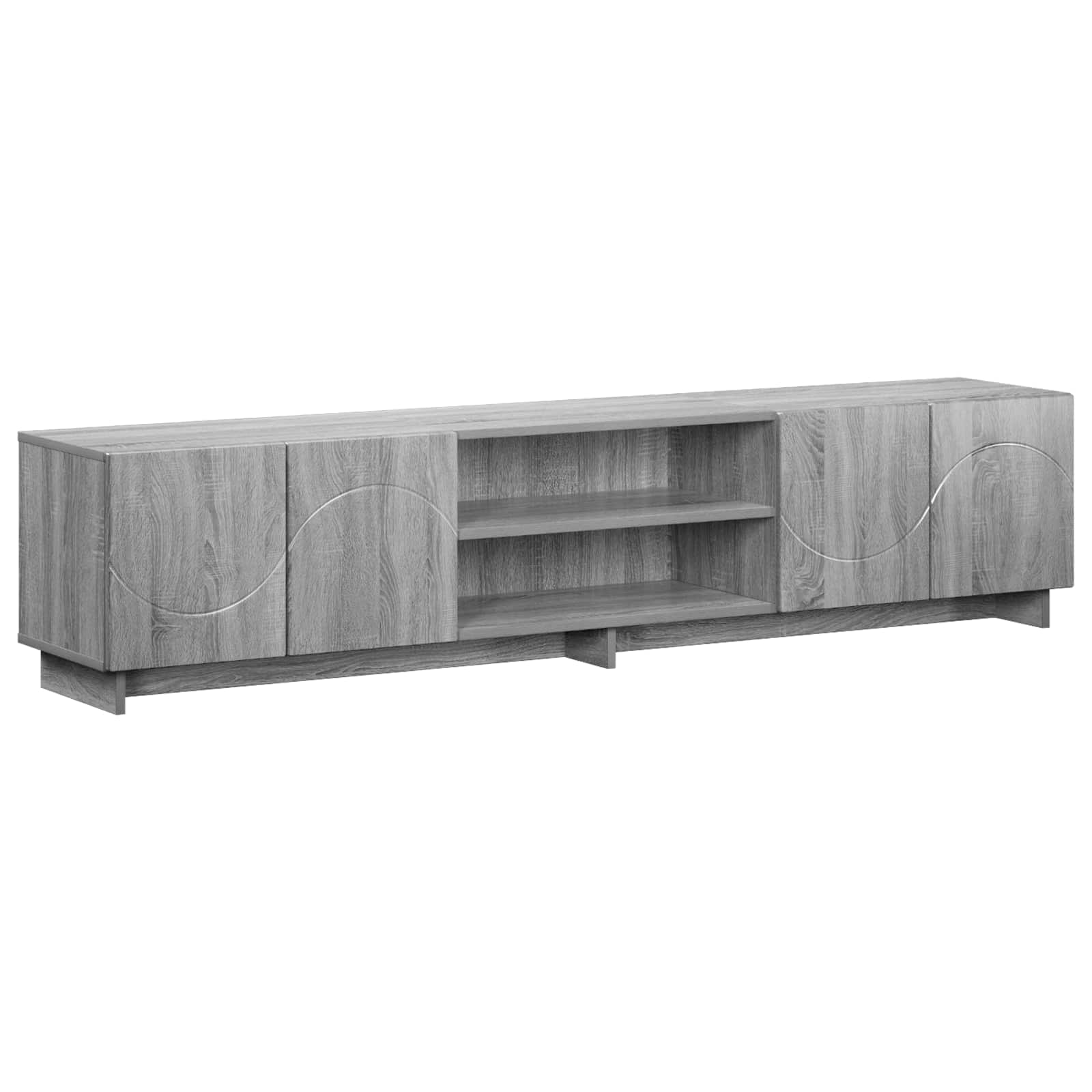 Βάση TV 180 x 34,5 x 40 εκ. Γκρι Sonoma Επεξεργασμένο Ξύλο - Pakobazaar