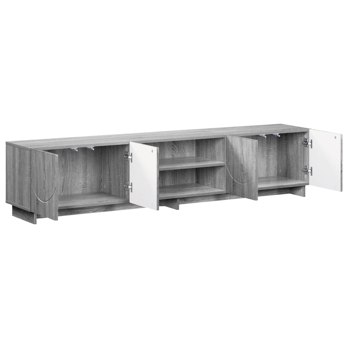 Βάση TV 180 x 34,5 x 40 εκ. Γκρι Sonoma Επεξεργασμένο Ξύλο - Pakobazaar