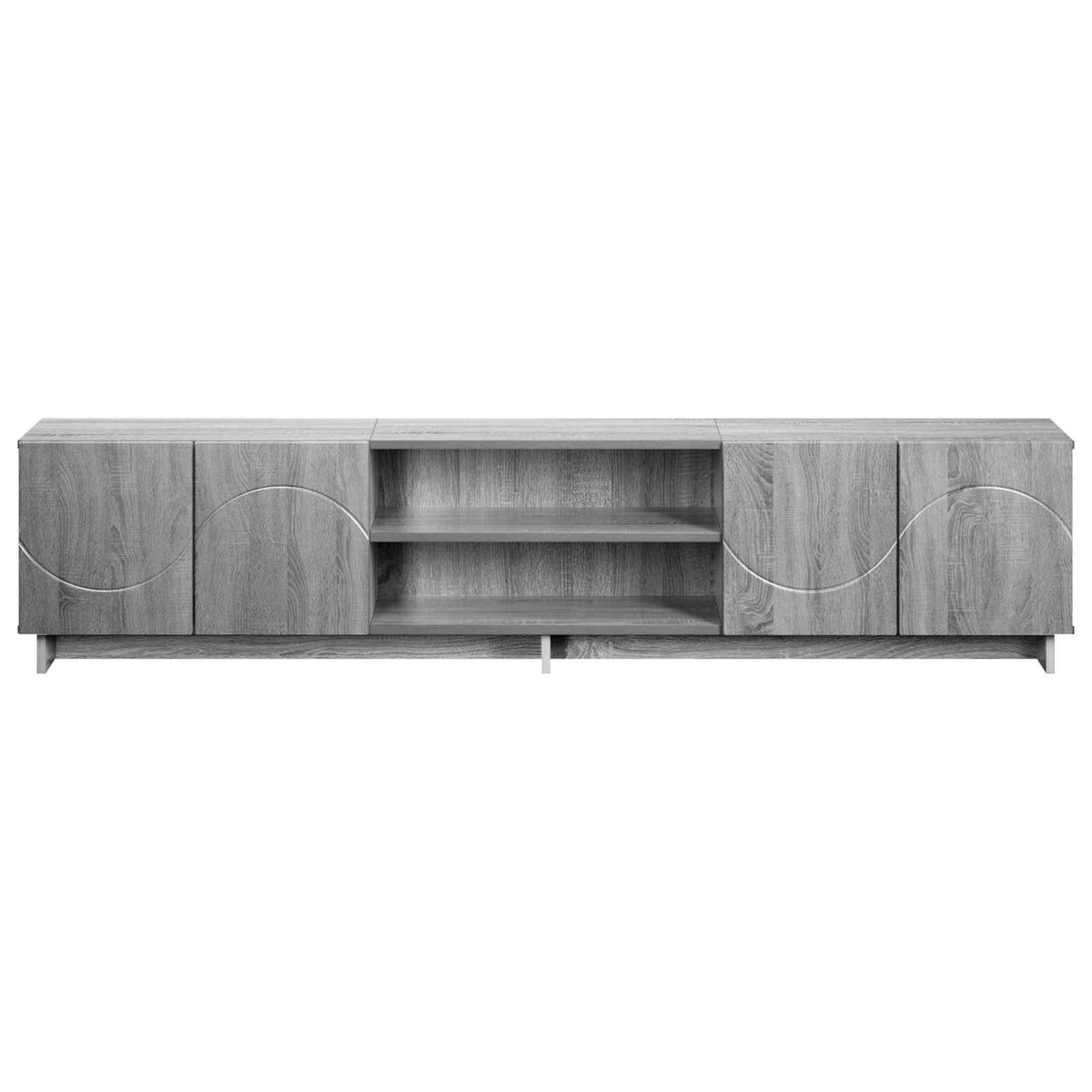 Βάση TV 180 x 34,5 x 40 εκ. Γκρι Sonoma Επεξεργασμένο Ξύλο - Pakobazaar